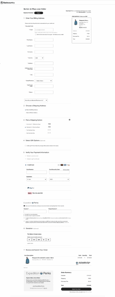 Bonobos checkout to avoid cart abandonment