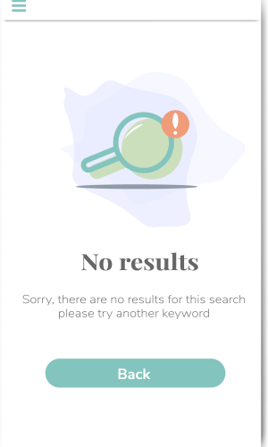 no results found